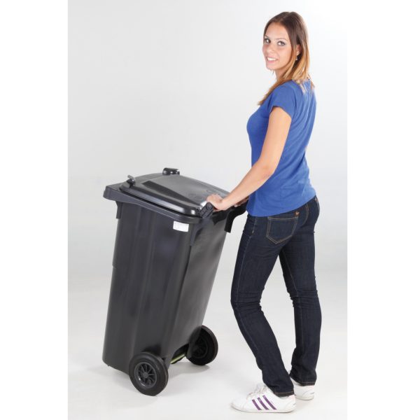 Atkritumu konteiners, sertificēts Europlast Austria - zils 120L