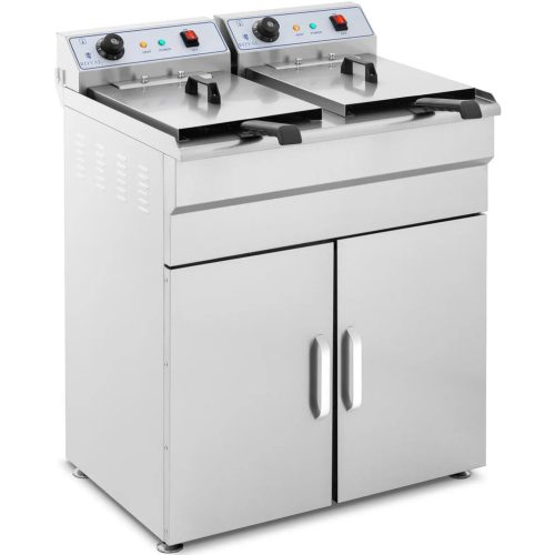 Divkāršās čemperu dubultā cepšana ar 400 V skapi - 2x10L