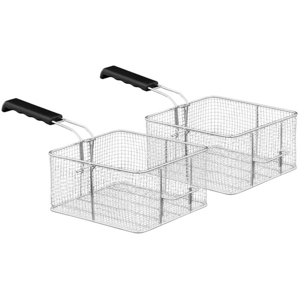 Dubultais fritieris ar divām kamerām un krāniem 400V - 2x10L