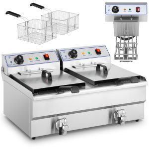 Divkāršās ķemmītes dubultā cepšana ar 400 V krāniem - 2x10L