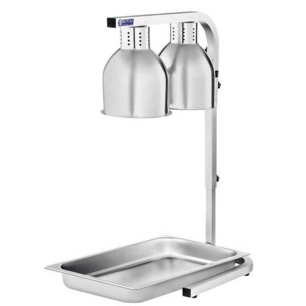 Apkures lukturis apkures traukiem galda trauki 2 x 275W Karaliskā ēdināšana RCWB-550i