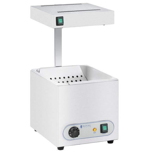 Frī kartupeļu sildītājs ar siltuma radiatoru ar 850w karalisko ēdināšanu RCWG-1500