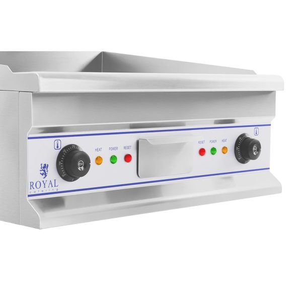 Gluda grila plāksne Elektriskais grils 60 cm 400 V Royal Catering RCG 60s cepšanai
