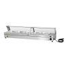 Bemar ūdens sildītājs ar krāna un stikla pārsegu 2200W 30L + 5x GN1/2 konteiners