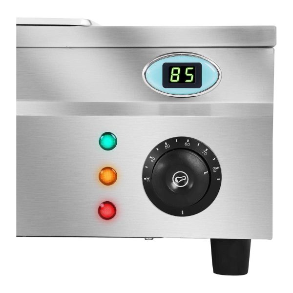 Bemar ūdens sildītājs ar krāna un stikla pārsegu 2200W 30L + 5x GN1/2 konteiners