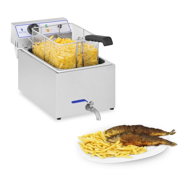 Profesionāli frī kartupeļi ar 3000W 17L karalisko ēdināšanu RCEF 15E fryer