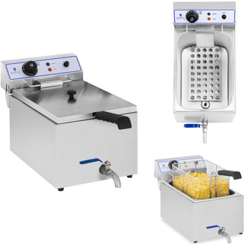 Profesionāli frī kartupeļi ar 3000W 17L karalisko ēdināšanu RCEF 15E fryer