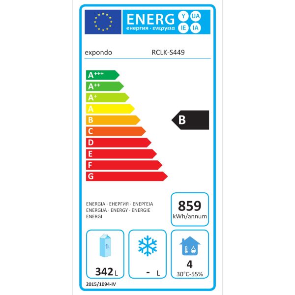 4 -DOOR saldēšanas galds ar nerūsējošā tērauda darba virsmu no -2 līdz 8DEG C 450L