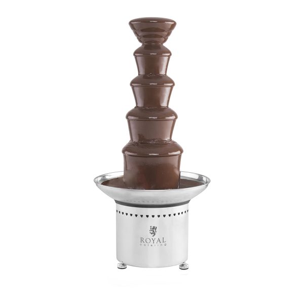 Šokolādes strūklaka šokolādei 5 stāvu 6 kg Royal Catering RCCF-65W4