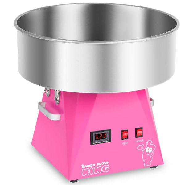 LED kokvilnas vates mašīna 52cm 1030w Royal Catering RCZ-1030-W-R