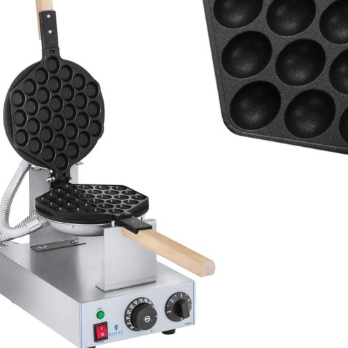Vafeļu burbulis vafele 1415W Royal Catering RCWM-1400-B vafeļu soma