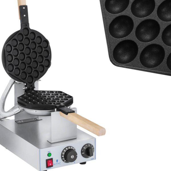 Vafeļu burbulis vafele 1415W Royal Catering RCWM-1400-B vafeļu soma