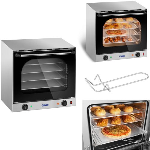 Cepiet 4 līmeņu konvekcijas krāsni 2400 W + 4 X paplāte