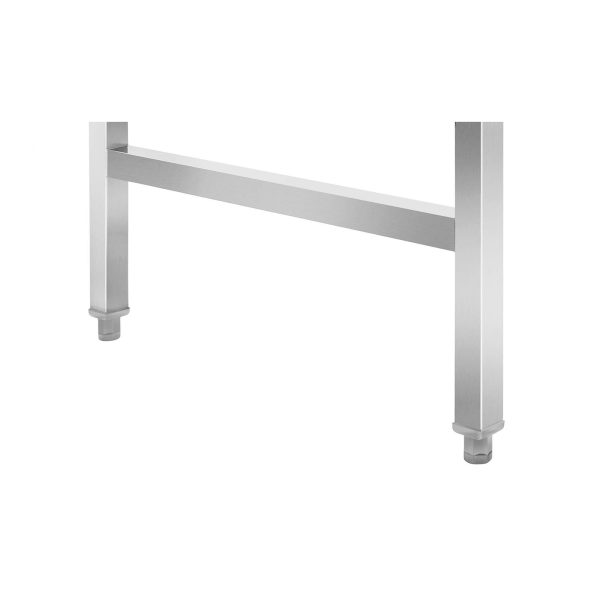 Saliekams nerūsējošā tērauda darba tabula 120 x 60 cm līdz 120 kg karaliskās ēdināšanas RCAT-120K