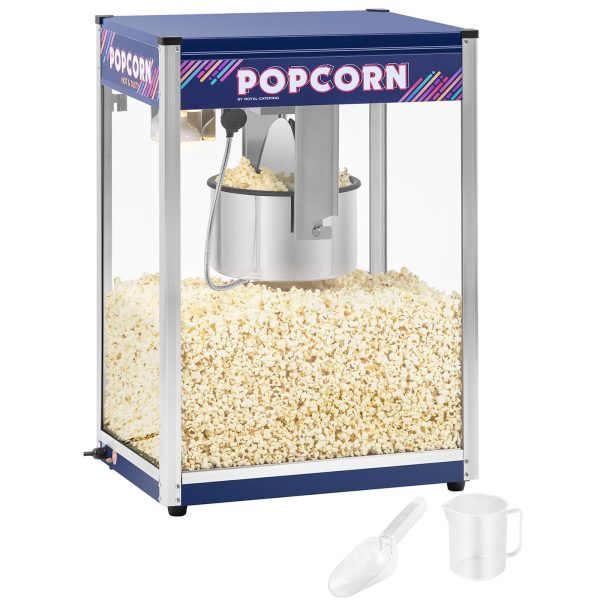 Labākā popkorna mašīna 2300W 230V 16 unces 6kg/h Royal Catering RCPR-2300