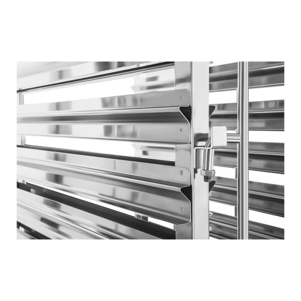 Ēdināšanas viesmīļa ratiņi 16 paplāšu konteineru GN 1/1 pārvadāšanai Royal Catering RCTW-16GN.1