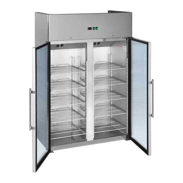 Divkāršās glazēta ledusskapja ledusskapja ledusskapis no -2 līdz 8DEG C 948L