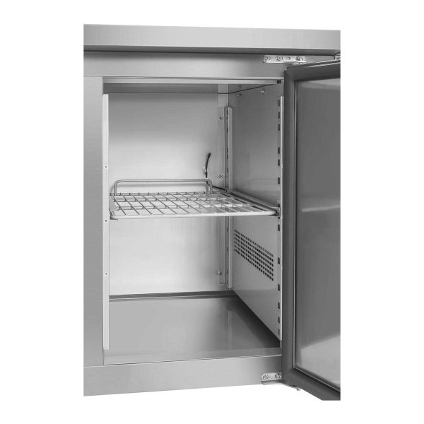 Saldēšanas galds ar tērauda darba virsmu 4 atvilktnēm no -2 līdz 10deg c 179cm