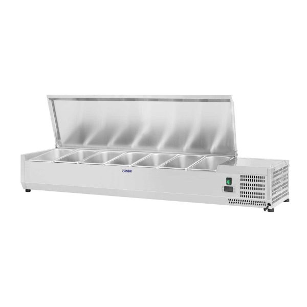 Dzesēšanas pagarinājums ar tērauda pārsegu 7x GN1/4 150cm