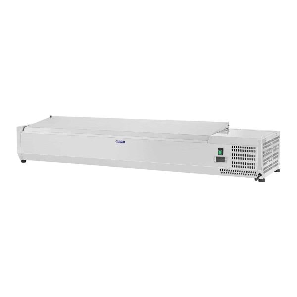 Dzesēšanas pagarinājums ar tērauda pārsegu 7x GN1/4 150cm