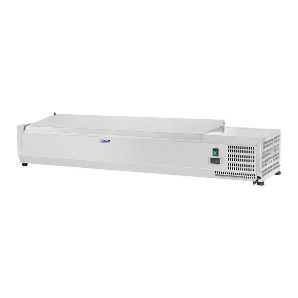 Saldēšanas pagarinājums ar tērauda pārsegu 6x GN1/4 140cm