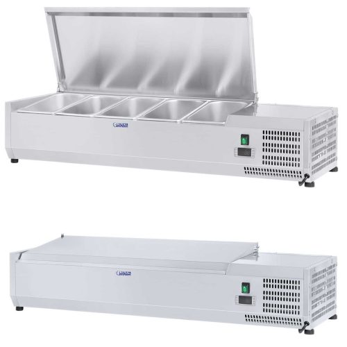 Saldēšanas pagarinājums ar tērauda pārsegu 5x GN1/4 120cm