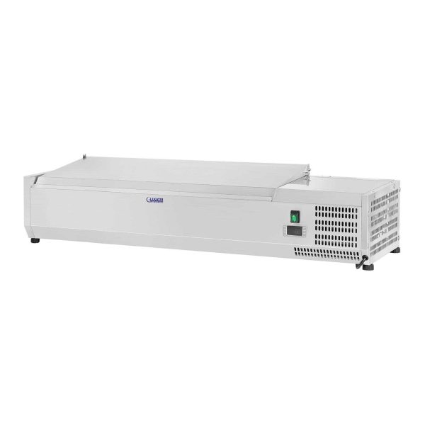 Dzesēšanas pagarinājums ar tērauda pārsegu 5x GN1/3 un 1x GN1/2 150cm