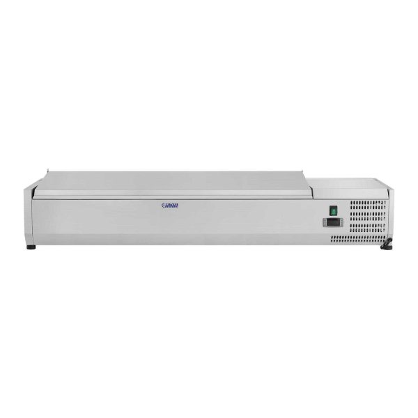 Dzesēšanas pagarinājums ar tērauda pārsegu 5x GN1/3 un 1x GN1/2 150cm