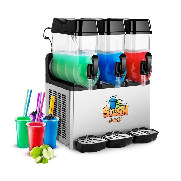 Granitera dozatora ierīce dzērieniem slush granīta trīskāršā 3x 12L