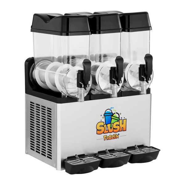 Granitera dozatora ierīce dzērieniem slush granīta trīskāršā 3x 12L