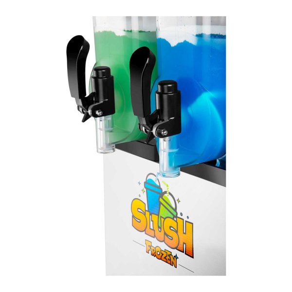 Granitera dozatora ierīce dzērieniem slush granīta trīskāršā 3x 12L