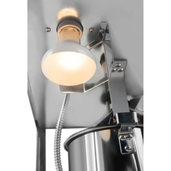 Mašīnas mašīnas apcepšanas ierīce Retro teflons 1600 5-6 kg/h-melna un zelta