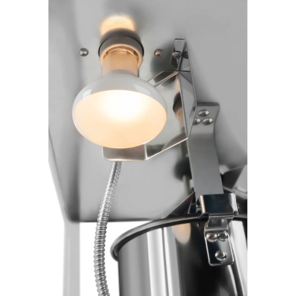 Mašīnas mašīnas apcepšanas ierīce Retro teflons 1600 5-6 kg/h-baltā un zelta