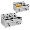 Divkāršs gastronomiskais elektriskais cepeškrāsns ar 230 V 2 x 3200W 2 x 13 L krāns