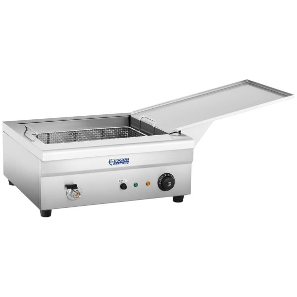 Fryer Fryer for Fish Donuts ar pilienu plauktu 3200W 230V 14L