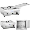 Fryer Fryer for Fish Donuts ar pilienu plauktu 3200W 230V 14L