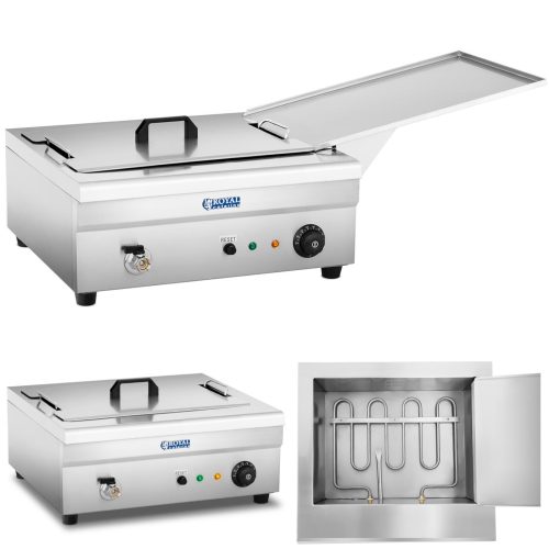 Fryer Fryer for Fish Donuts ar pilienu plauktu 3200W 230V 14L