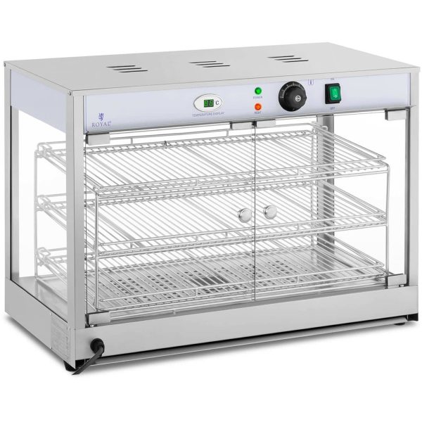 kas karsēta pārtikas prezentācijai 3 plaukti 25-85C 1200W