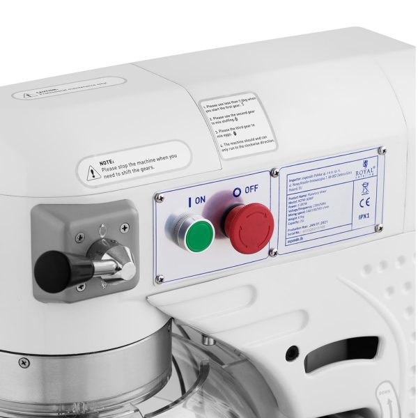 Spirālveida planētu darba maisītājs ar nolaistu 30 l 1100 W bļodu