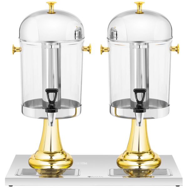 Disektora disektora bufetes dzesēšanas šķidrums dzērienu sulai dubultā 2 x 8 l