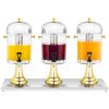 Dozatora bufetes dzesēšanas šķidrums dzērienu sulai Triple 3 x 8 L
