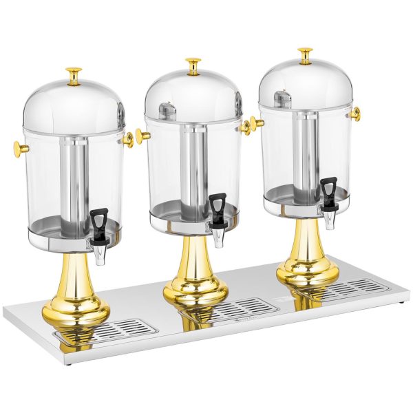 Dozatora bufetes dzesēšanas šķidrums dzērienu sulai Triple 3 x 8 L