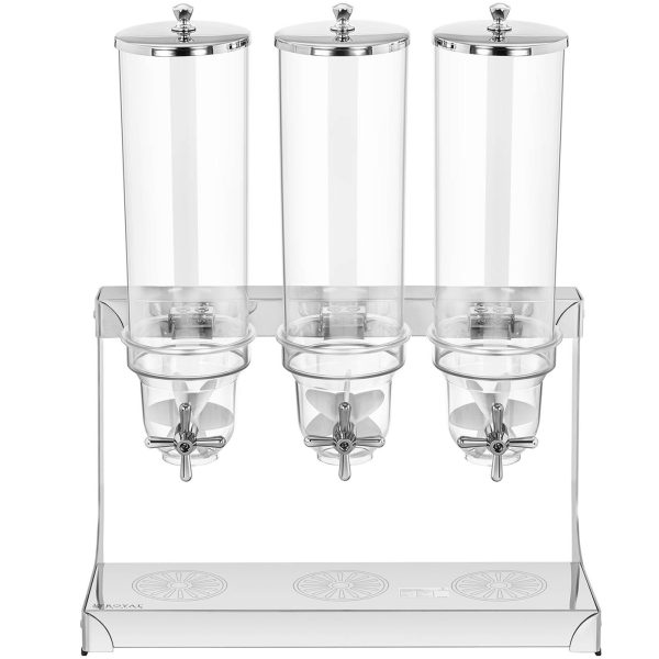 Dozatora dozators Candy Pads caurspīdīgam trīskāršam 10,5 L