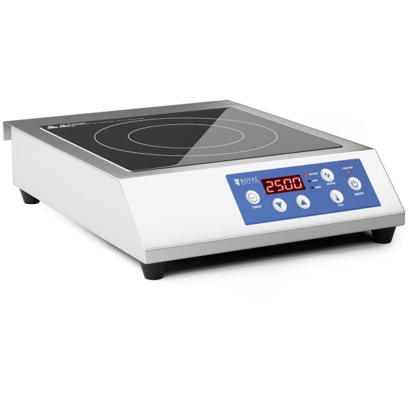 Virtuves indukcijas plīts 1 apkures lauka diametrs 28 cm LED 3500 W