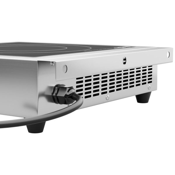 Virtuves pārnēsājama indukcijas hobs 1 Apkures lauka diametrs 28 cm LCD 3500 W