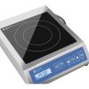 Virtuves pārnēsājama indukcijas hobs 1 Apkures lauka diametrs 28 cm LCD 3500 W