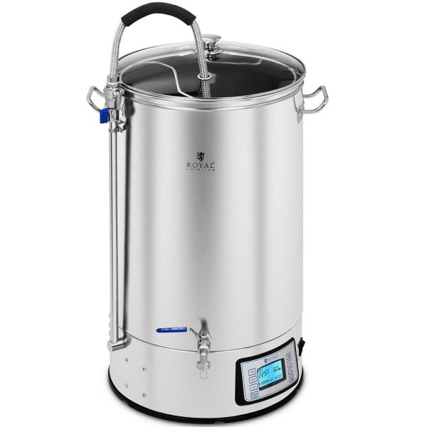 Brewing katlu nikns alus ražošanai nerūsējošā tērauda 2500W LCD 60L