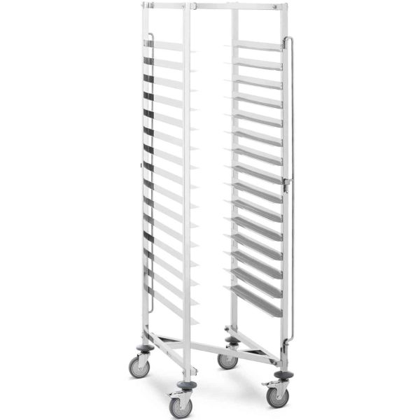 Transporta maiznīcas ratiņi TAC lapām 15 plaukti 600 x 400 mm