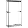 kas paredzēts garderobes skapim 2 plaukti 2 pakaramie 120 x 45 x 180 cm līdz 200 kg