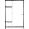 Stiepļu bagāžnieks apģērbam, kas paredzēts garderobes skapim 4 plaukti 3 pakaramie 119 x 45 x 179,5 cm līdz 270 kg